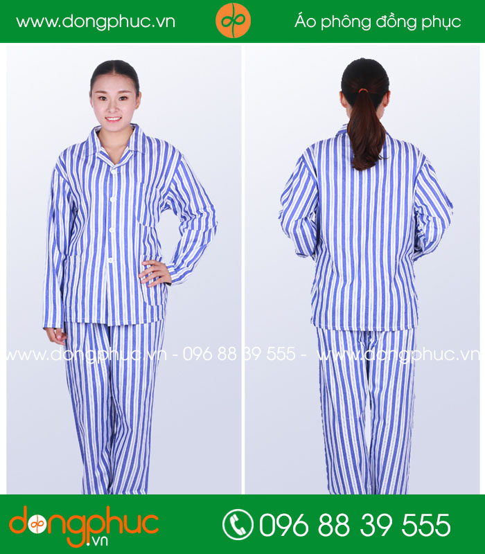 Quần áo đồng phục bệnh nhân mẫu ĐPBN 13