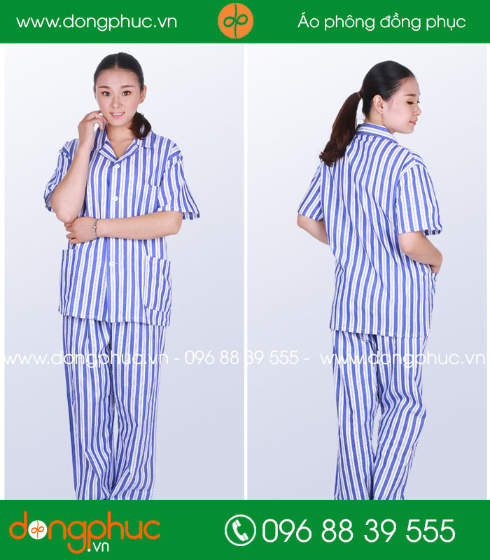 Quần áo đồng phục bệnh nhân mẫu ĐPBN 17