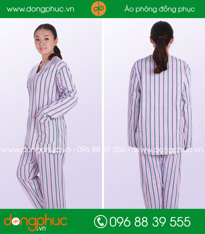 Quần áo đồng phục bệnh nhân mẫu ĐPBN 25