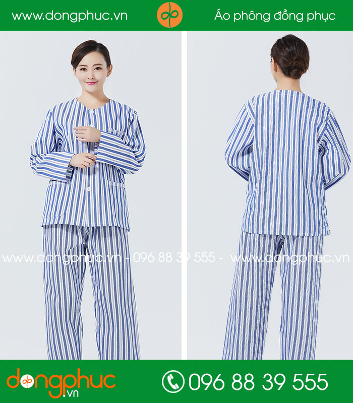 Quần áo đồng phục bệnh nhân mẫu ĐPBN 28