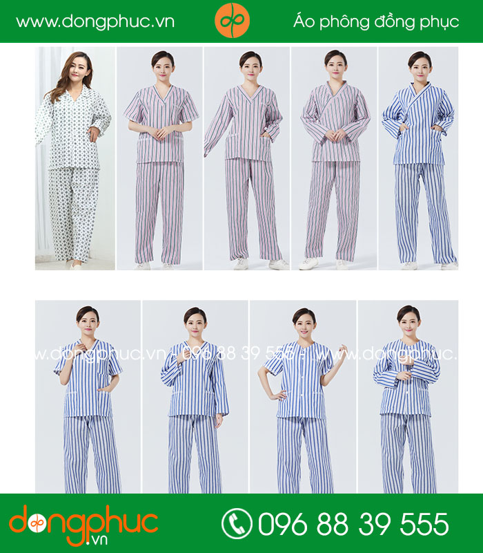 Quần áo đồng phục bệnh nhân mẫu ĐPBN 32