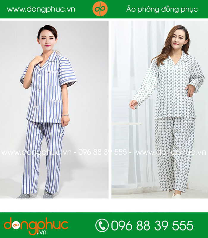 Quần áo đồng phục bệnh nhân mẫu ĐPBN 06