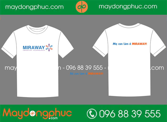 May áo phông Công ty Miraway