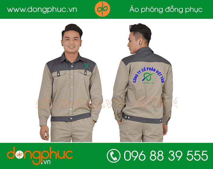 May đồng phục công ty Việt Tân