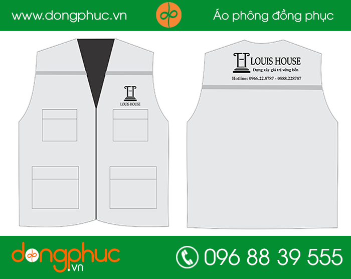 May đồng phục bảo hộ công ty LouisHouse