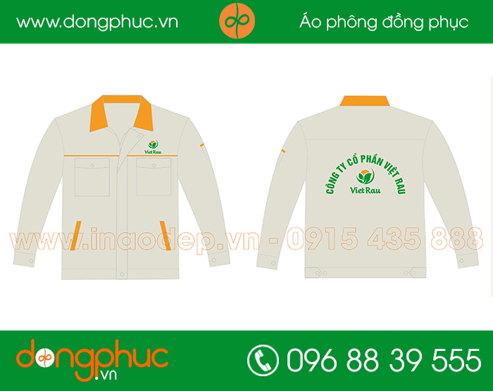 May đồng phục bảo hộ công ty Việt Rau