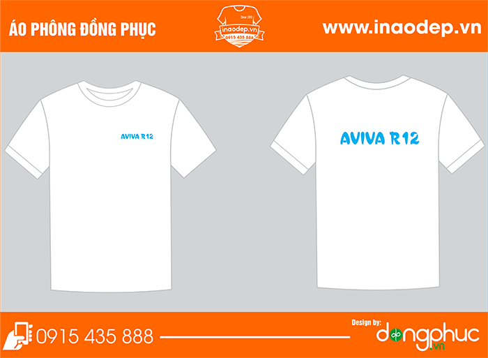 May đồng phục công ty Aviva R12