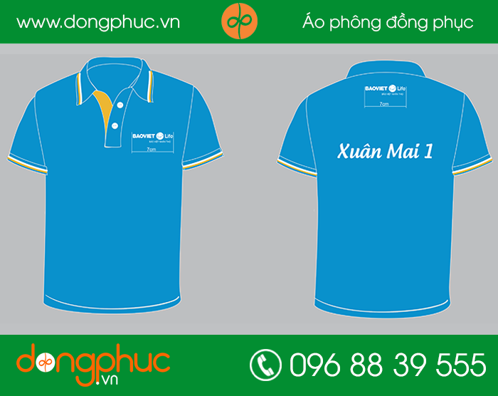 May đồng phục công ty Bảo Việt Life
