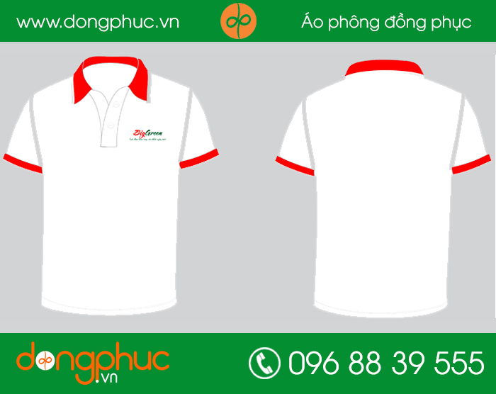 May đồng phục công ty BigGreen