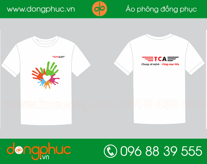 May đồng phục công ty TCA