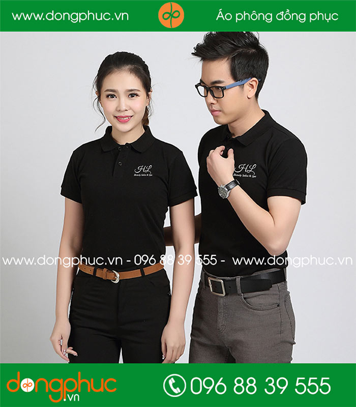 May đồng phục cửa hàng Beauty Salon&Spa HL