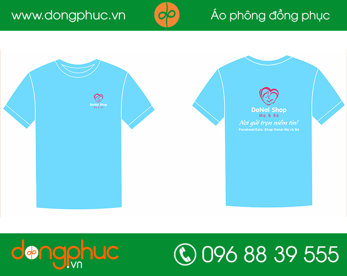May đồng phục cửa hàng Donal Shop