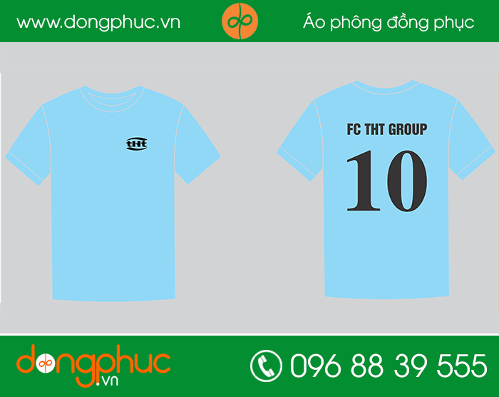 May đồng phục FC THT Group