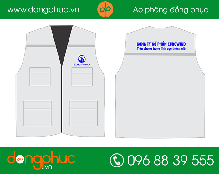 May đồng phục bảo hộ Công ty Cổ phần Eurowind