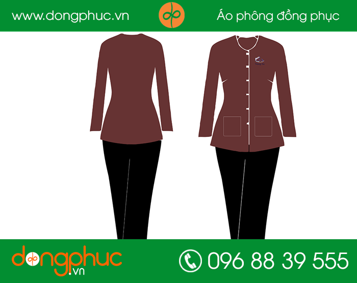 May đồng phục nhà hàng