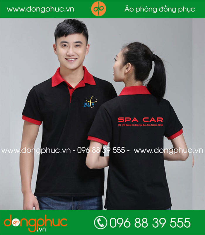 May đồng phục trung tâm Spa Car