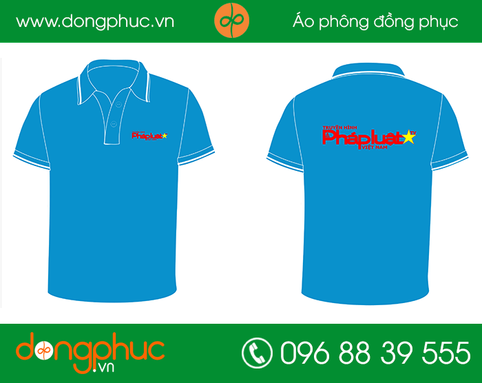 May đồng phục Truyền hình Pháp luật Việt Nam