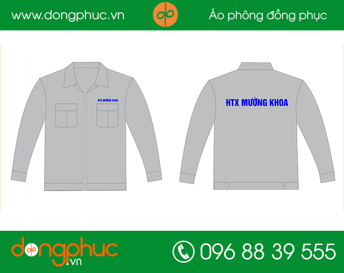 May đồng phục bảo hộ công ty HTX Mường Khoa