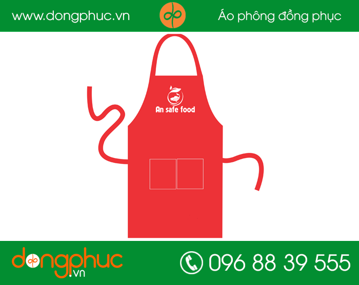 May tạp dề quán An Safe Food