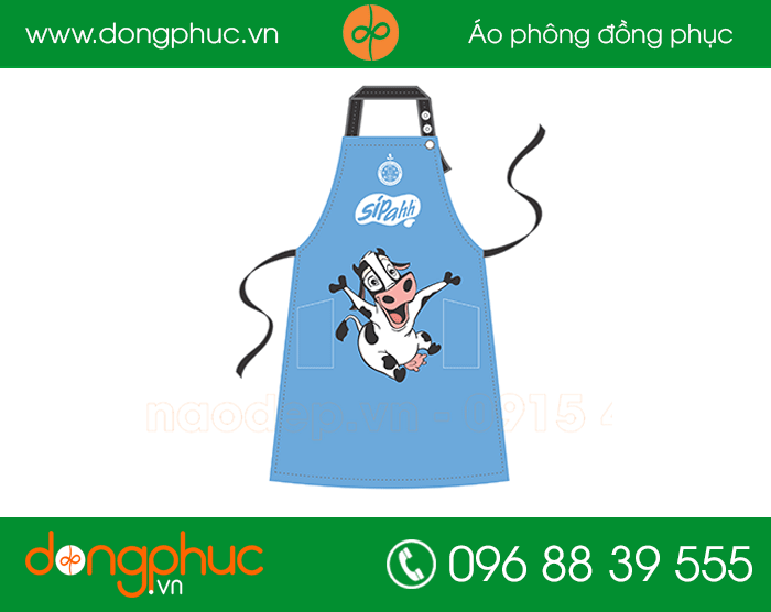 May tạp dề quán SiPahh