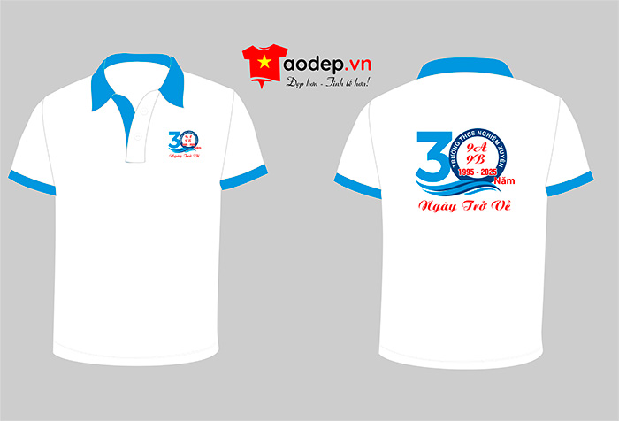 May áo Lớp 9A 9B Trường THCS Nghiêm Xuyên – 30 năm Ngày trở về