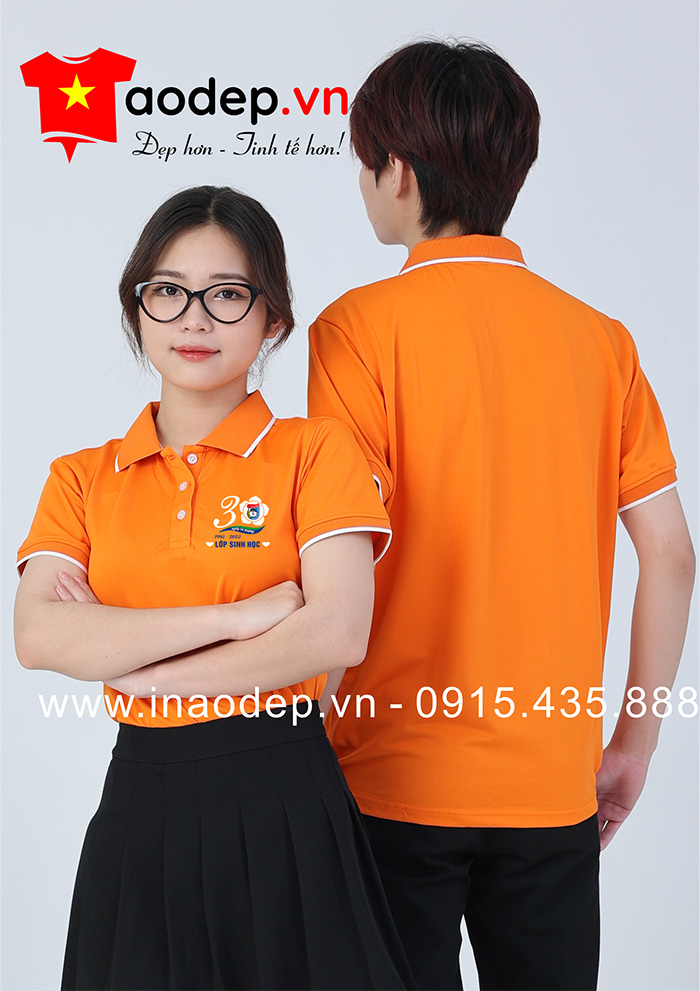 May áo Lớp Sinh học 30 năm Ngày ra trường