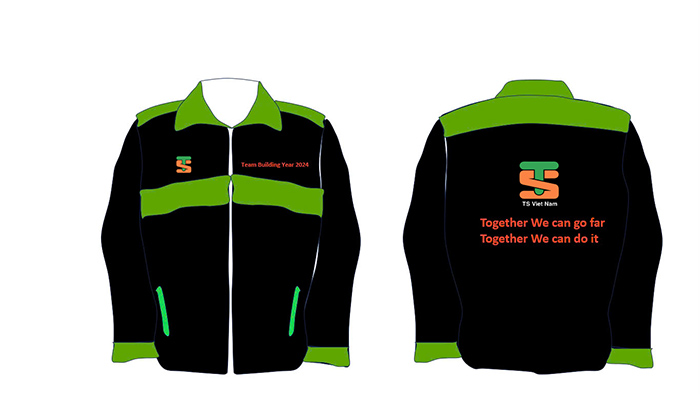 May áo bảo hộ Team Building Year 2024
