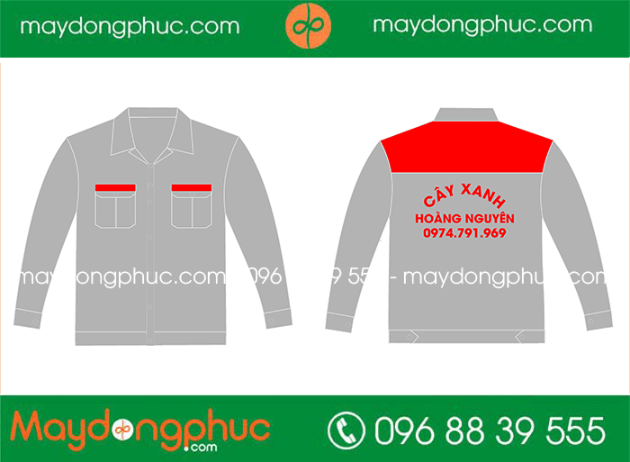 May áo bảo hộ Công ty Cây xanh Hoàng Nguyên