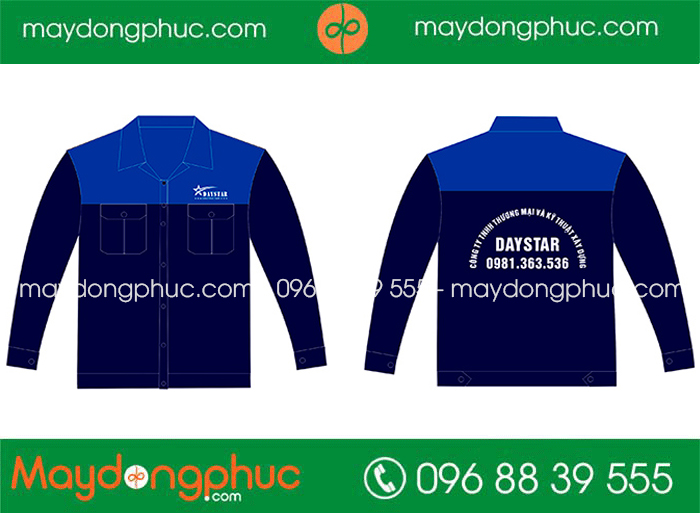 May áo bảo hộ Công ty TNHH Thương mại và kỹ thuật xây dựng Daystar
