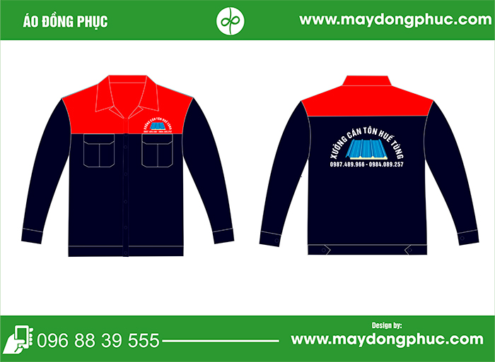 May áo bảo hộ Xưởng cán tôn Huế Tùng