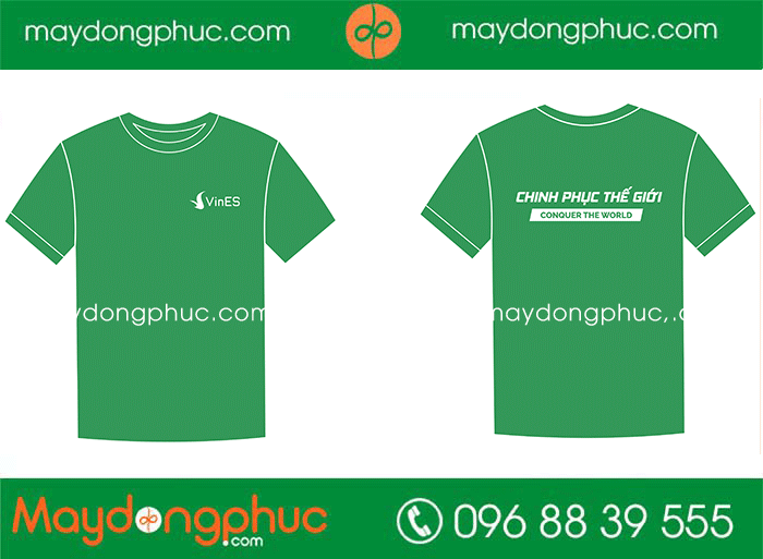 May áo cổ tròn Công ty VinES
