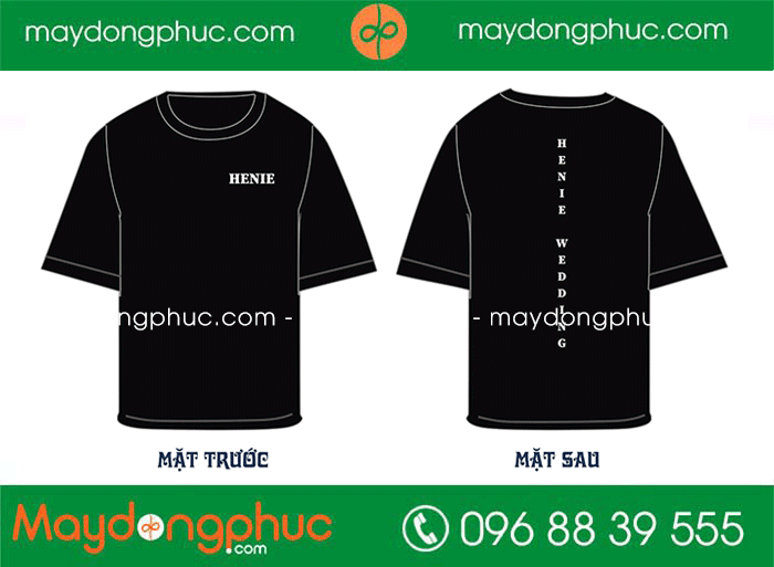 May áo cổ tròn Henie wedding