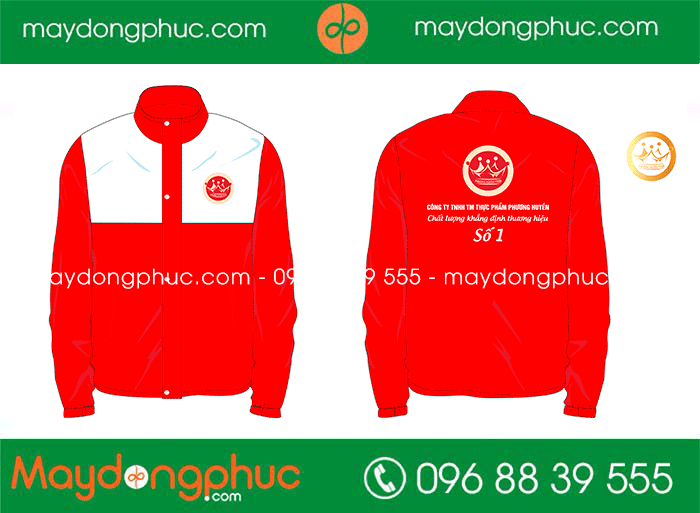 May áo Công ty TNHH TM Thực phẩm Phương Huyền - mẫu 2