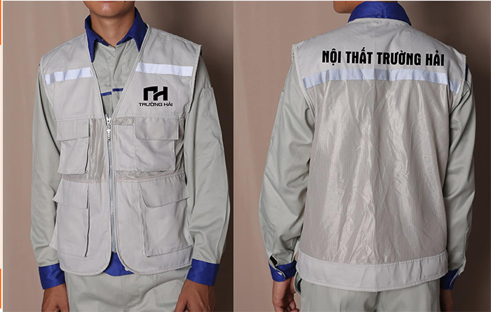 May áo gile Công ty Nội thất Trường Hải