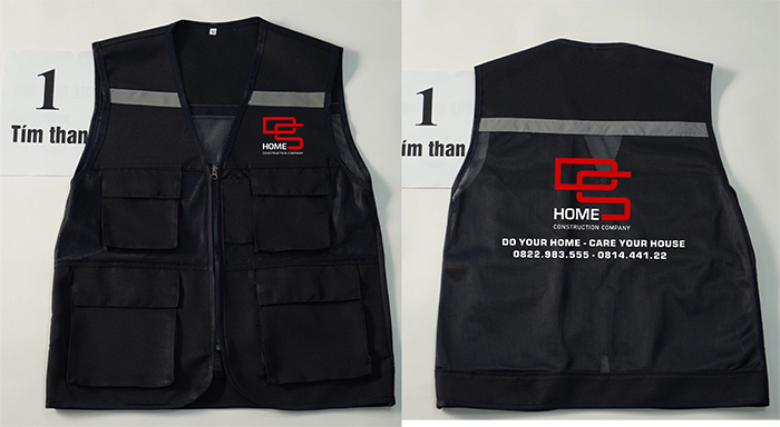 May áo gile Công ty kiến trúc Home DS