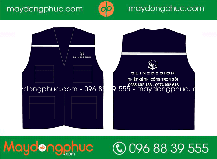 May áo gile Công ty 3LineDesign