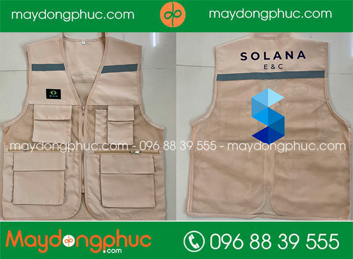 May áo gile Công ty Solana E&C