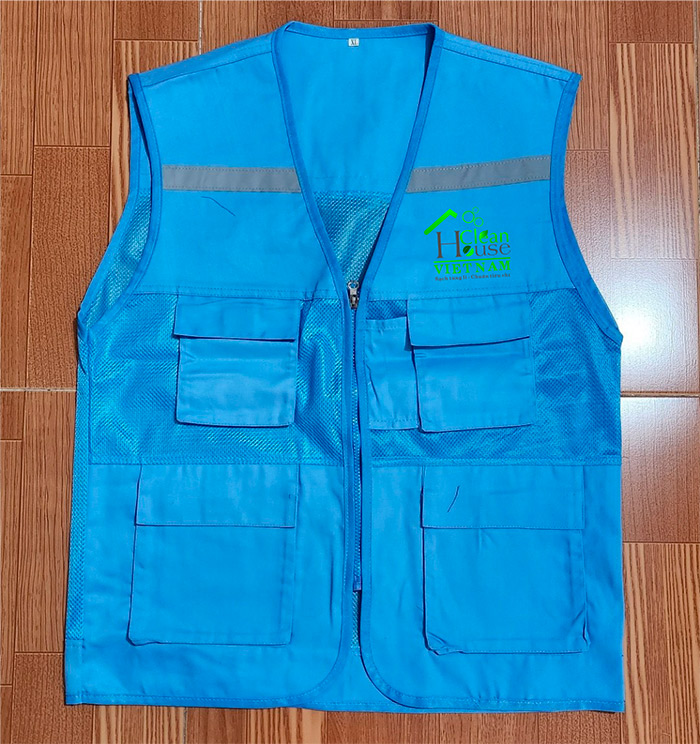 May áo gile Công ty Clean House Việt Nam