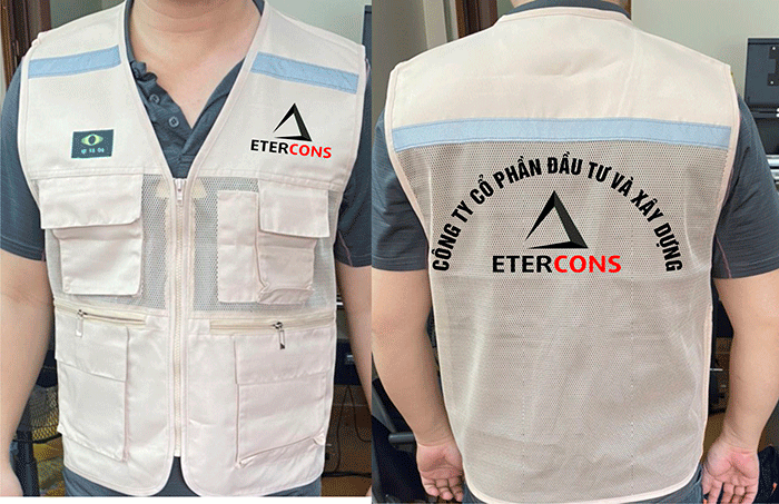 May áo gile Công ty Cổ phần đầu tư và xây dựng Etercons