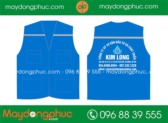 May áo gile Công ty CP tư vấn đầu tư và phát triển Kim Long