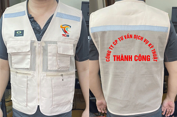 May áo gile Công ty CP tư vấn dịch vụ kỹ thuật Thành Công