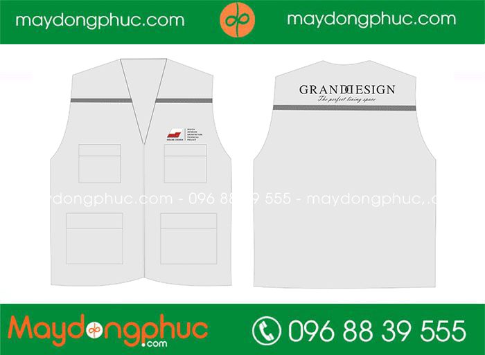 May áo gile Công ty Grand Design