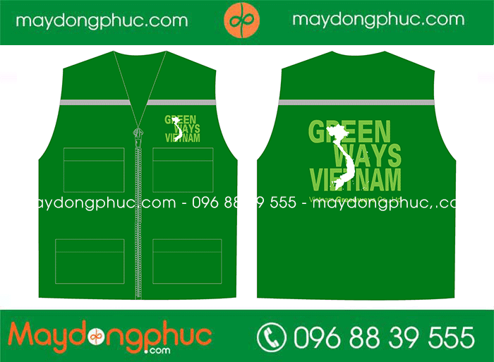 May áo gile Công ty Green Ways VietNam