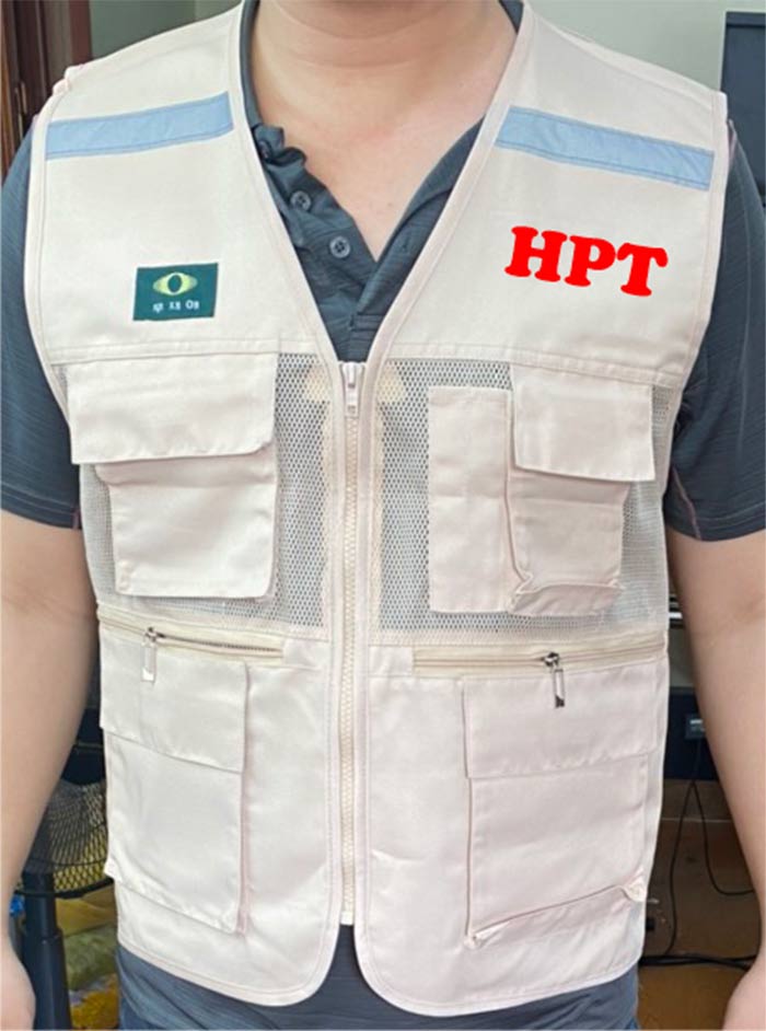 May áo gile đồng phục Công ty HPT