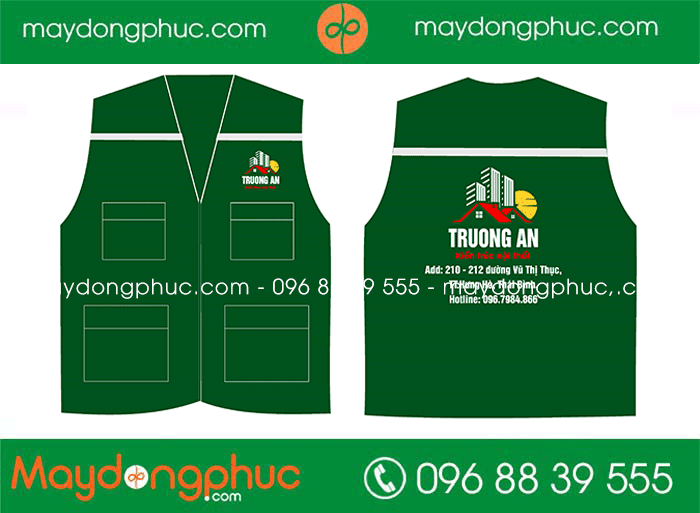 May áo gile Công ty kiến trúc nội thất Trương An
