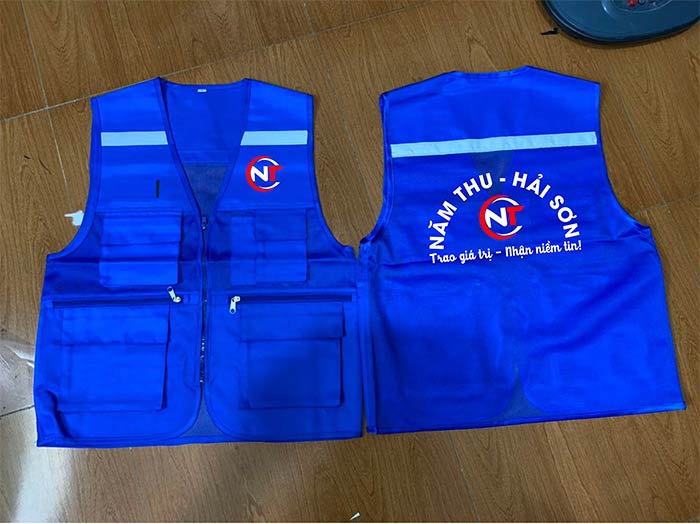 May áo gile Công ty Năm Thu – Hải Sơn