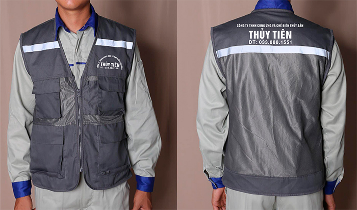 May áo gile Công ty TNHH Cung ứng và chế biến thủy sản Thủy Tiên