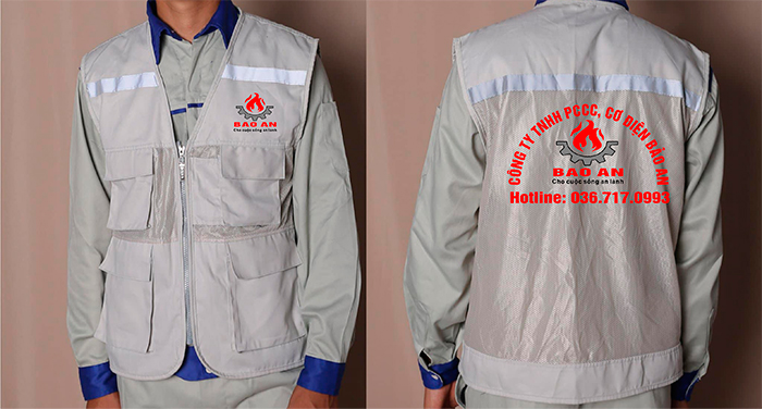 May áo gile Công ty TNHH PCCC Cơ điện Bảo Anh