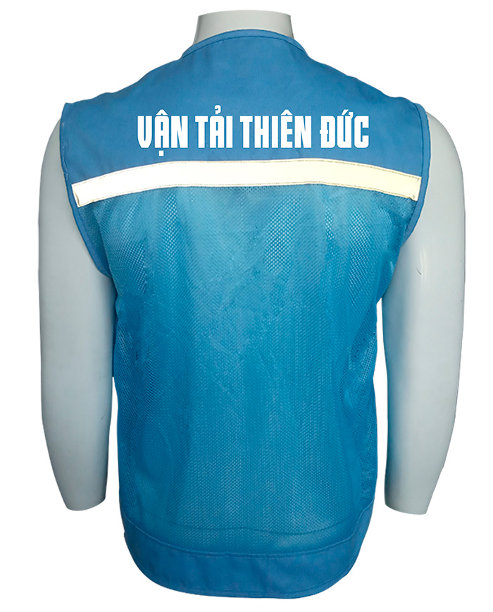 May áo gile Công ty Vận tải Thiên Đức