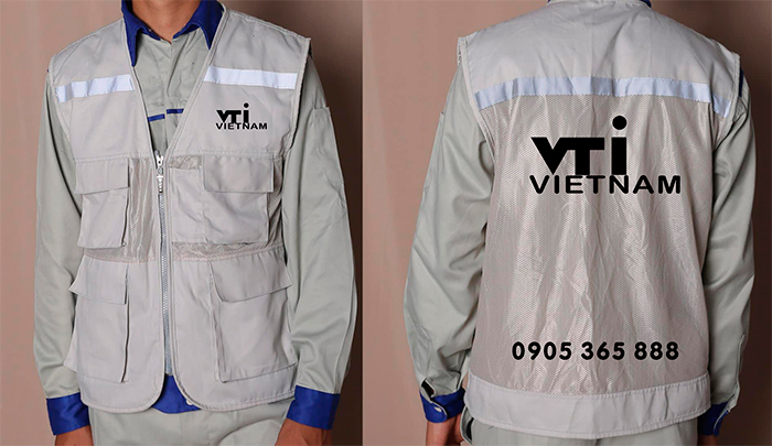 May áo gile đồng phục Công ty VTI Việt Nam